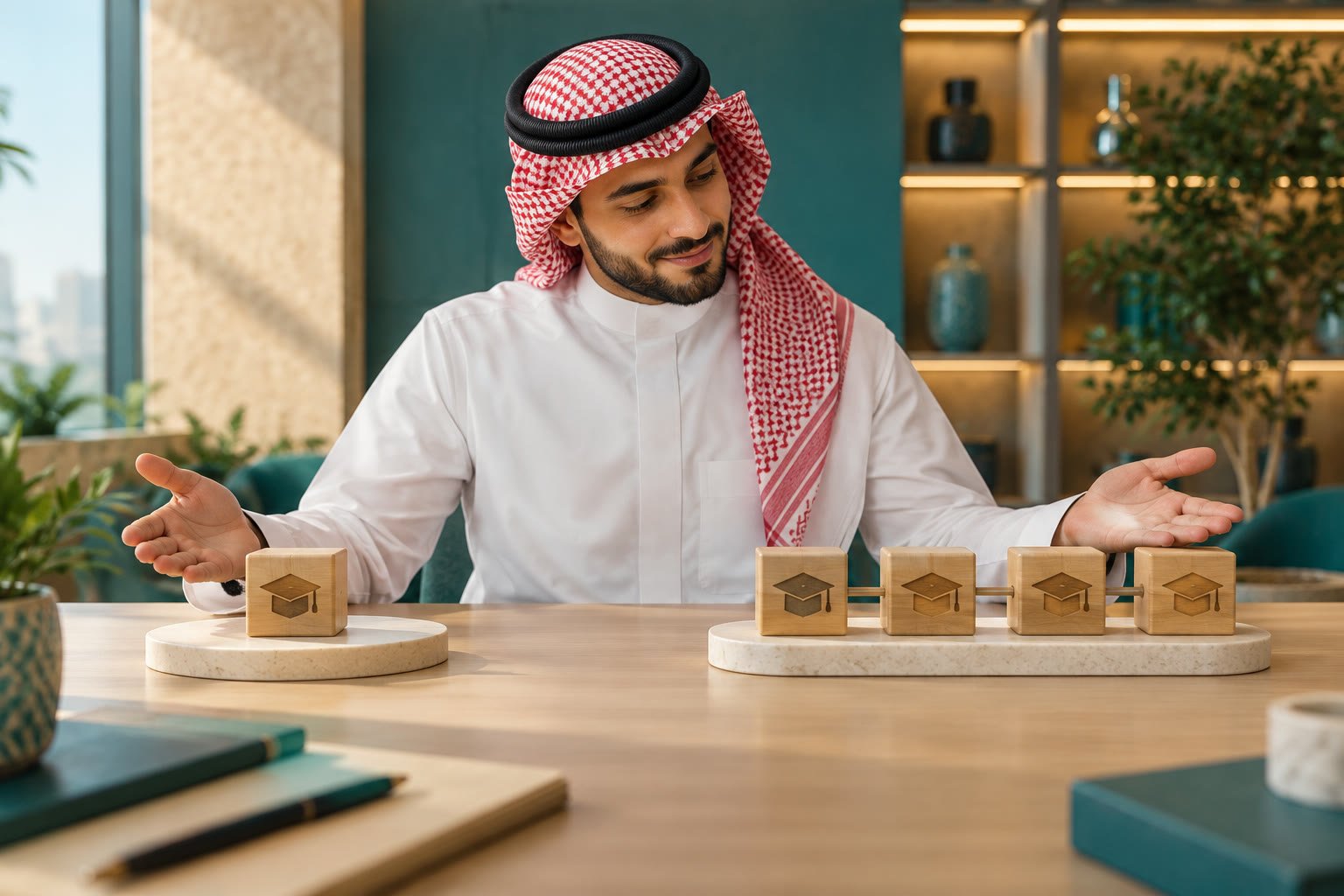 متدرب سعودي يقارن دورة واحدة بسلسلة دورات مترابطة في مسار تدريبي