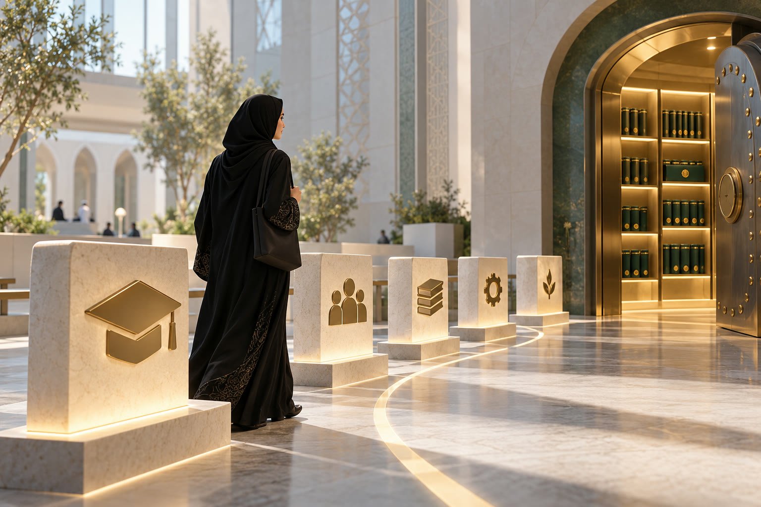 طالبة سعودية تصل إلى خدمة الشهادات عبر بوابة التعليم