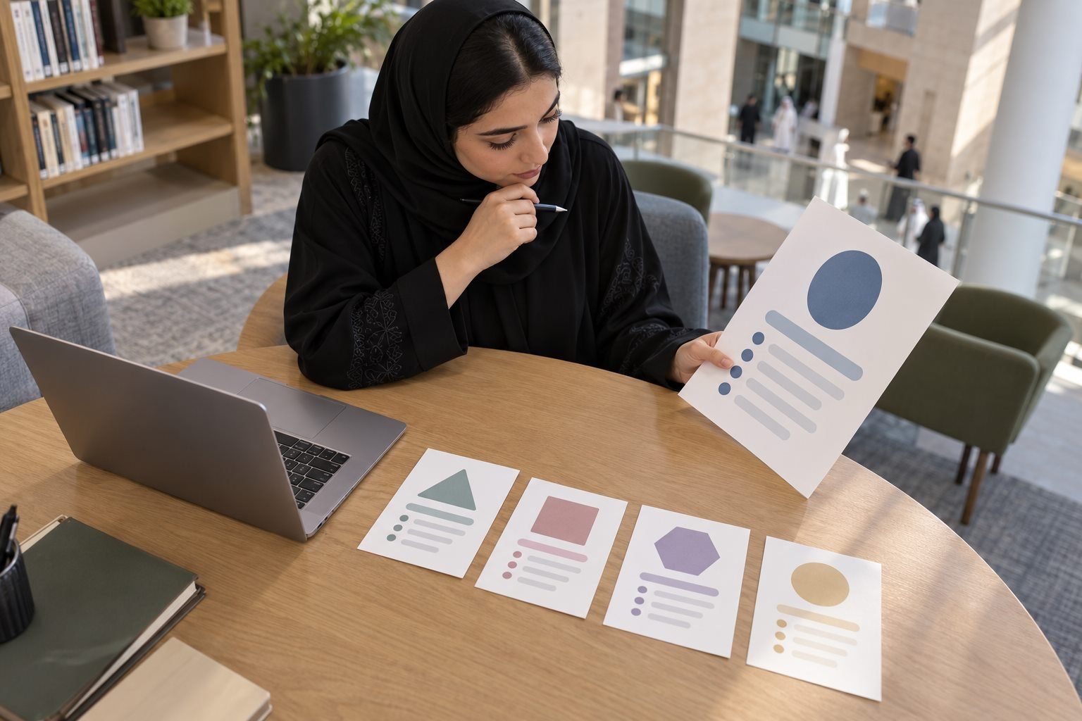 طالبة سعودية تقارن بين قائمة جامعة وقائمة برامج أكاديمية منفصلة