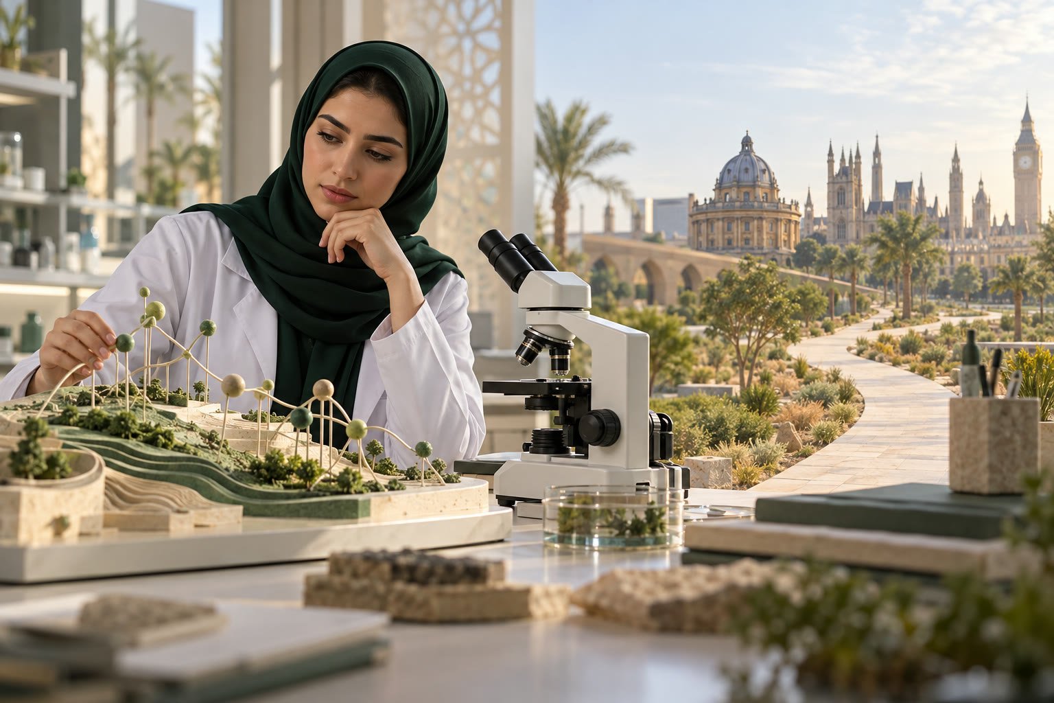 باحثة سعودية تقارن مجالًا بحثيًا بجامعة معتمدة قبل الابتعاث