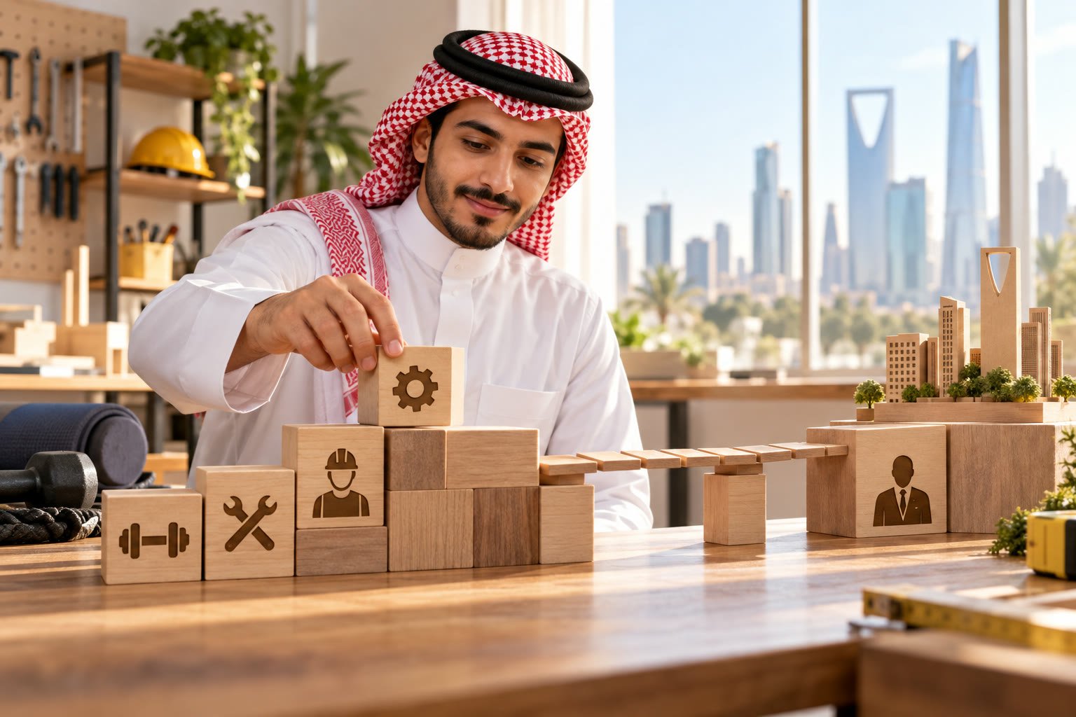 طالب سعودي يقارن برنامج تدريب بمهارات مطلوبة لمسار واعد