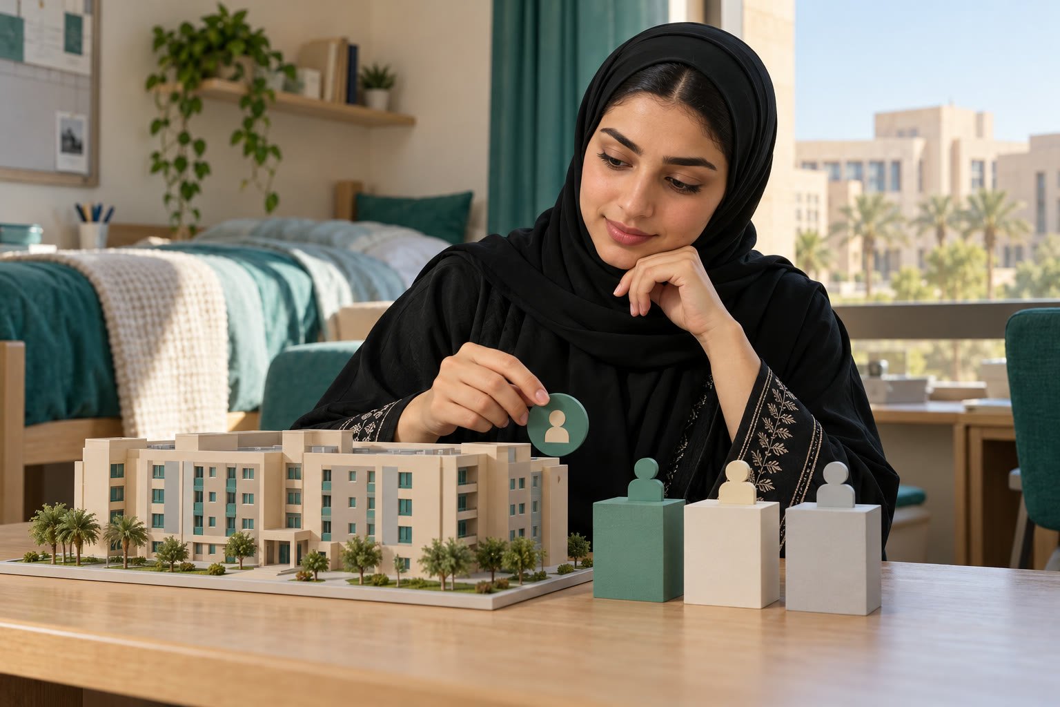 طالبة جامعية سعودية تقارن مسار السكن بالحرم مع متطلبات أهلية رمزية