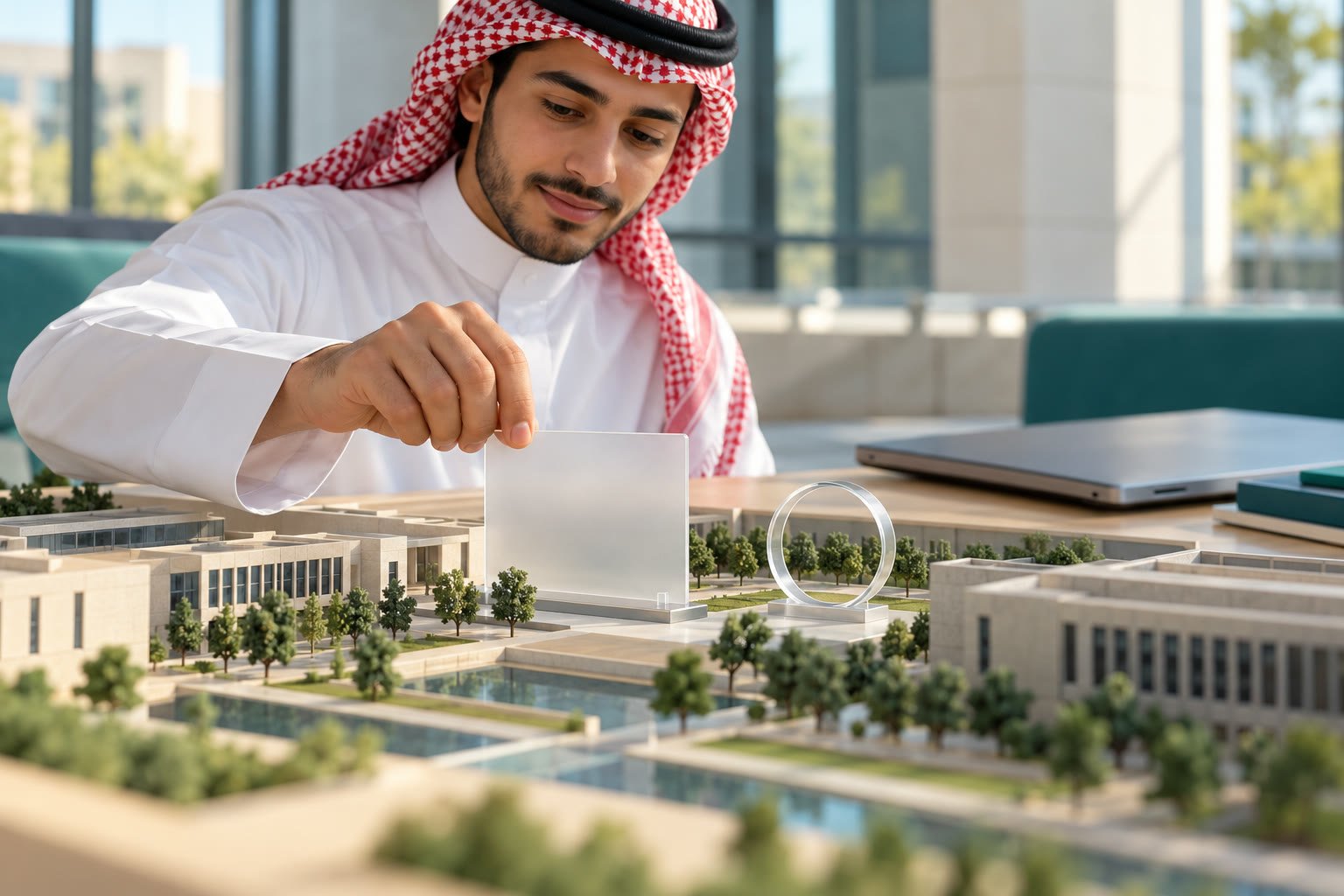 طالب سعودي يجهز إفادة انتظام جامعية رقمية ممثلة بورقة مجردة بلا بيانات